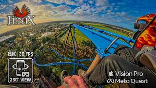 Fenix 360 - Insane 5G Force Roller Coaster Vr 8K Toverland Winter Pov