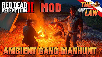 Red Dead Redemption 2 สอนลงม็อด Ambient Gang - Manhunt