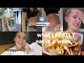 a realistic what i eat in a week.. the truth