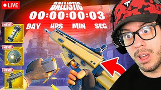 🔴LIVE! - NEW FORTNITE UPDATE *BALLISTIC* FIRST PERSON COUNTDOWN!!