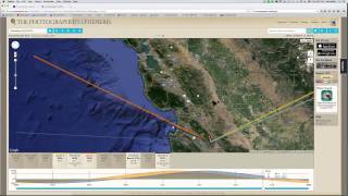 Plotting A Crescent Moonset With The Photographer's Ephemeris