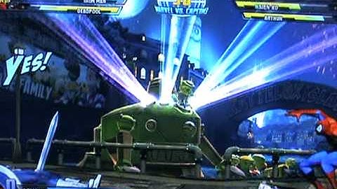 Marvel vs Capcom 3: Deadpool, Spiderman and Iron Man Arcade 3