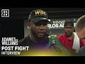 Carlos Adames SHUT DOWN Ammo Williams | Post Fight Interview