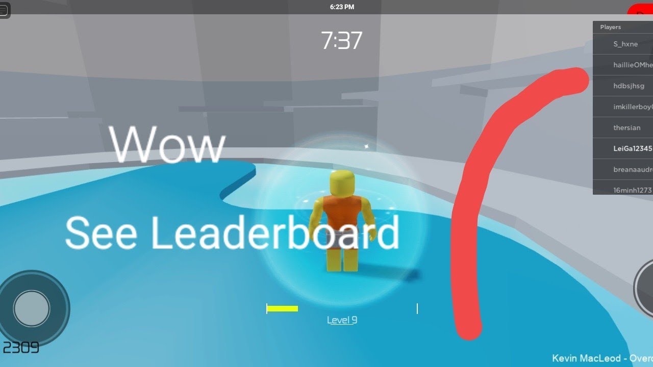 How To See Your Leaderboard In Roblox Mobile In Vivo Read The Description Youtube - cant see game because leaderboard in the way roblox tablet