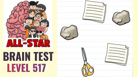 Brain Test All Star Level 517 | The scissors must win | Walkthrough