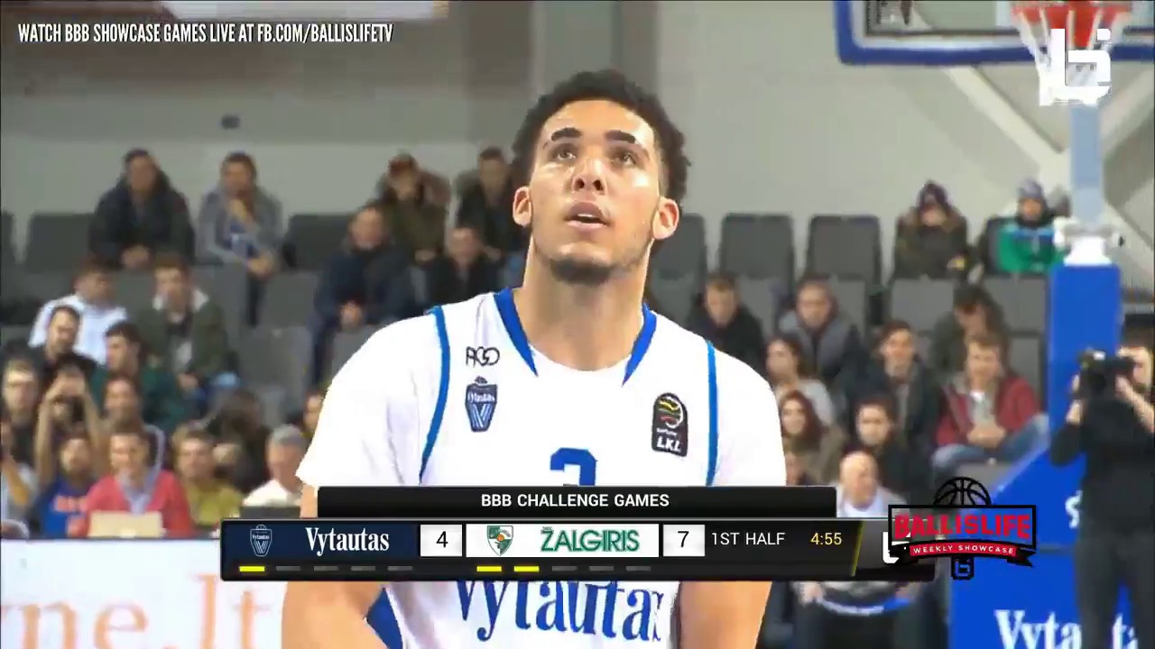 LiAngelo Ball Vytautas LKL Highlights