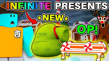 Using NEW OP PRESENT MACHINE to SPEEDRUN 99 Nights in the Forest!