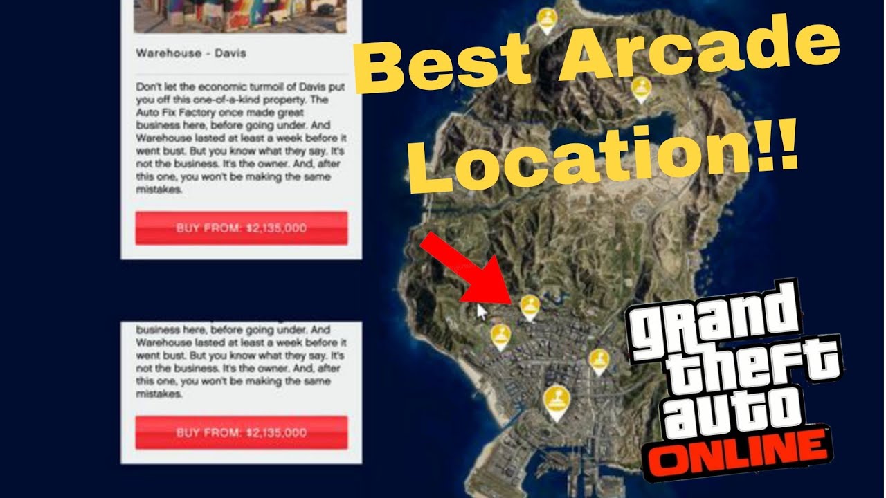 Best Arcade Location Discount Week!! GTA V ONLINE - YouTube