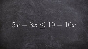 Learn the easy way to solving and graphing a multi step inequality with variables on both