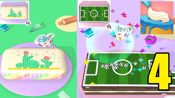 Cake Art 3D 🎂🍰 Gameplay - All Level (iOS, Android ) Max Levels - Part 4