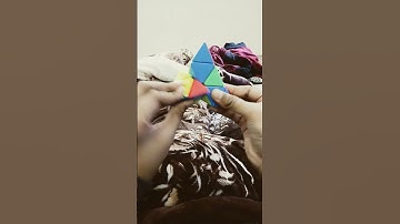 Pyramix Dance On Disco #shorts #shorts #cube #3by3 #solved #patterns #recordbroken #creepycomments