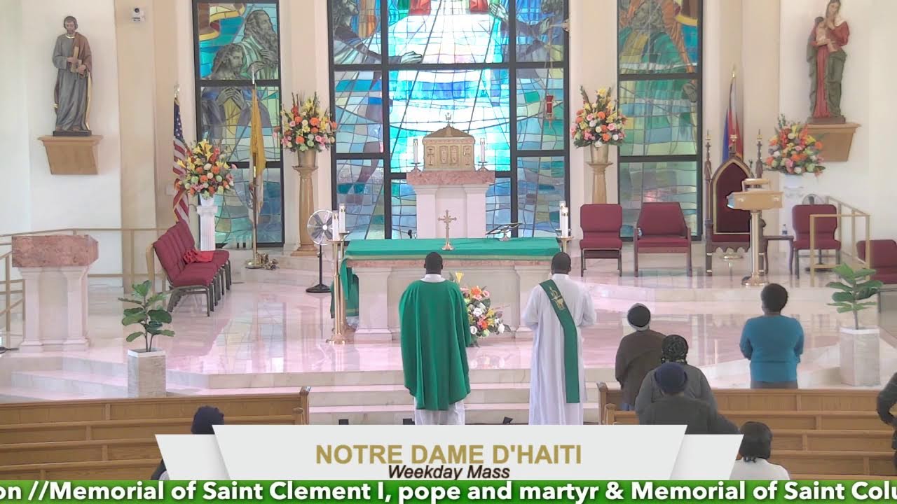 Mass Celebration //Memorial of Saint Clement I, pope and martyr