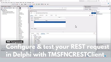 Configure & test your REST request in Delphi with TMSFNCRESTClient.