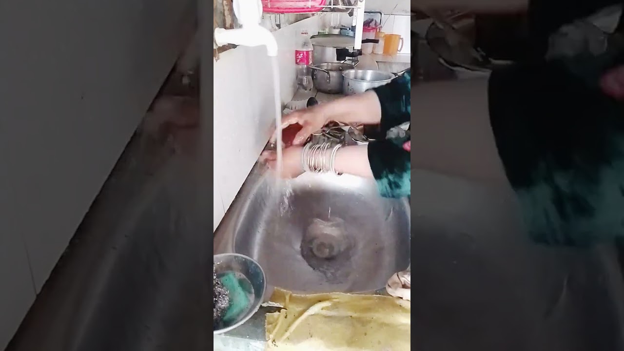 食器洗いASMR｜シンクいっぱいの水の音｜ノートーキング・リラックス用🇯🇵 🇮🇹 🇩🇪