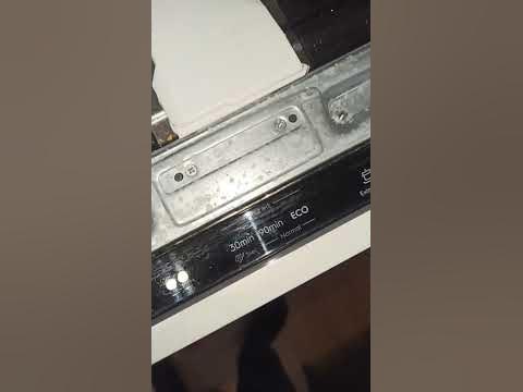 ПММ Электролюкс.Наливает воду и сразу сливает.Поддон сухой. - YouTube