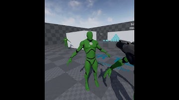 UE4 Playing around with the new VR template.