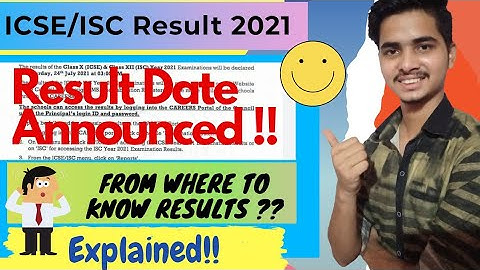 Official ICSE/ISC Result Date 2021 Declared 😱 | Where to Get ICSE/ISC Result 2021 from ?? |