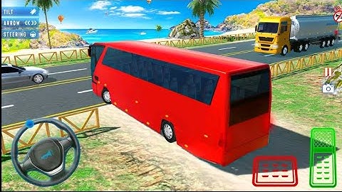 Mobile Frist Bus Transport Driving - Android Gameplay Indian Bus Driver Simulator 2024