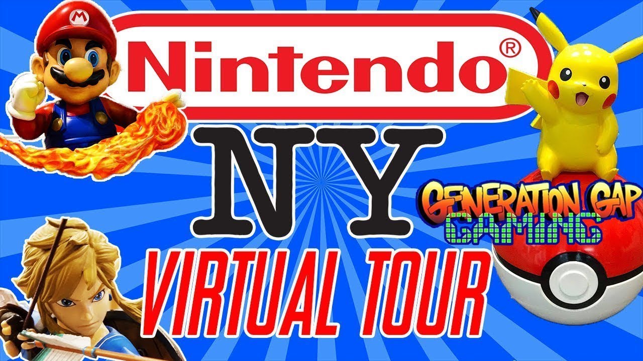Nintendo New York Virtual Tour - Amazing! Nintendo Overload!!!