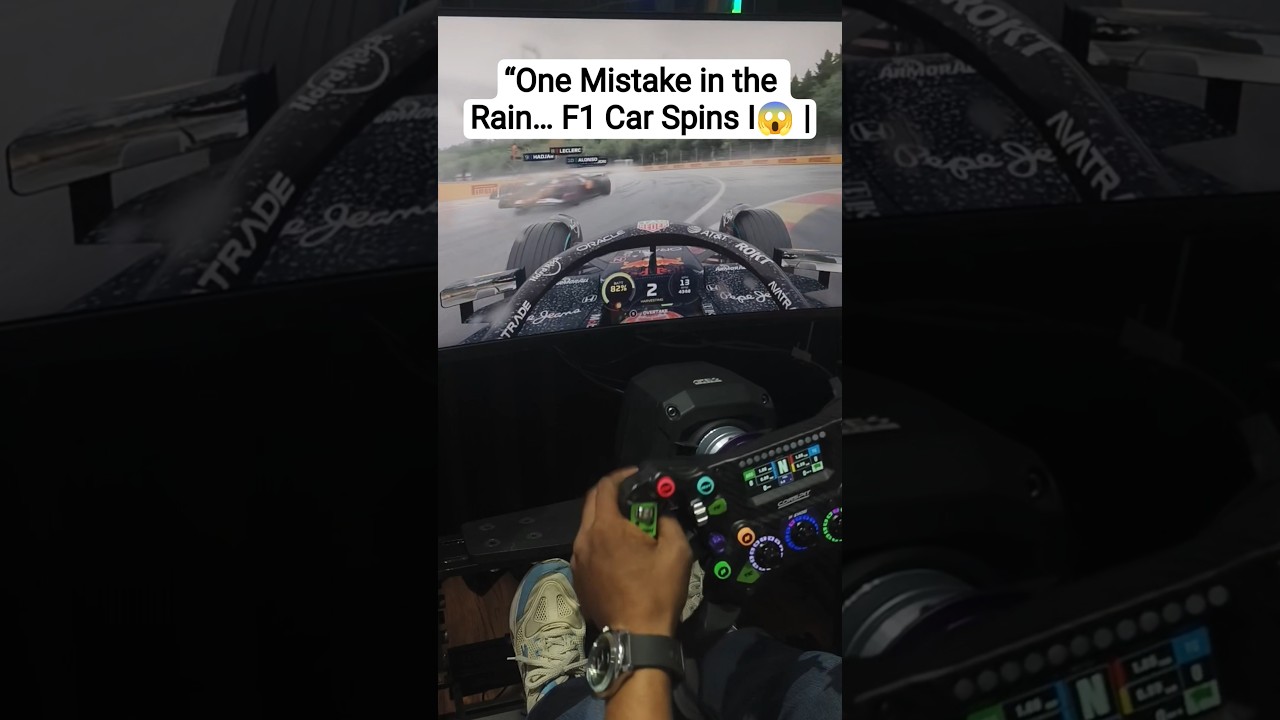 One Mistake in the Rain… F1 Car Spins Instantly 😱 | ETS OFF