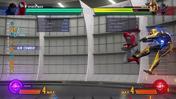 MARVEL VS. CAPCOM: Infinite Spiderman corner loop