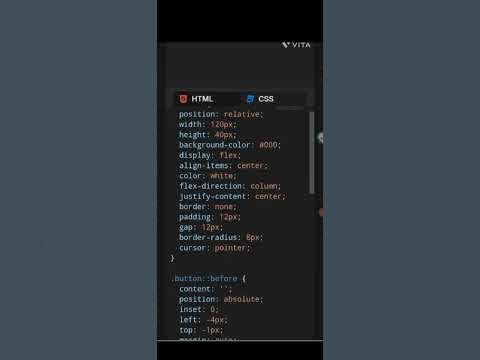 Eye catching Button animation using html and css - YouTube