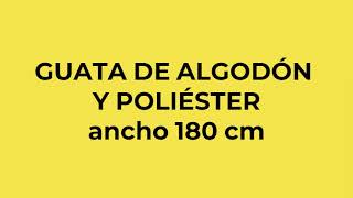 Guata Algodón Y Poliéster - Ancho 180 Cm