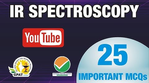 IR SPECTROSCOPY MCQs 4