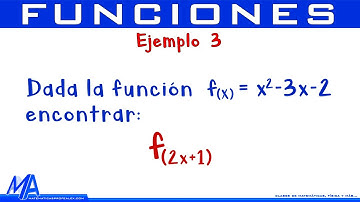 Evaluar funciones | Ejemplo 3