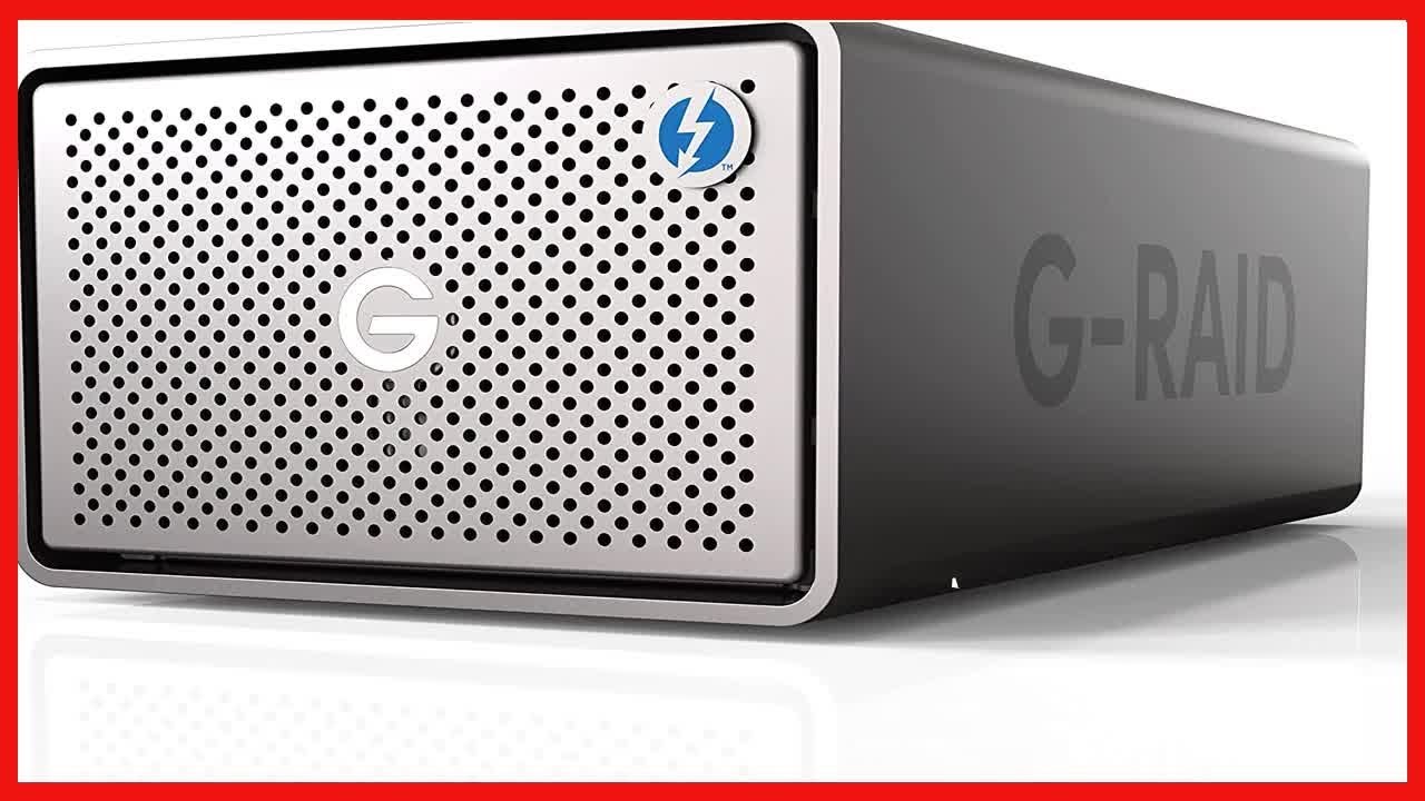 SanDisk Professional 12TB G-RAID 2 - Enterprise-Class 2-Bay Desktop Drive, 7200RPM Ultrastar drive