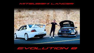 MITSUBISHI LANCER EVOLUTION 8th Generation With SAMI HABAIBEH  الوحش   الياباني ميتسوبيشي افيليوشن 8