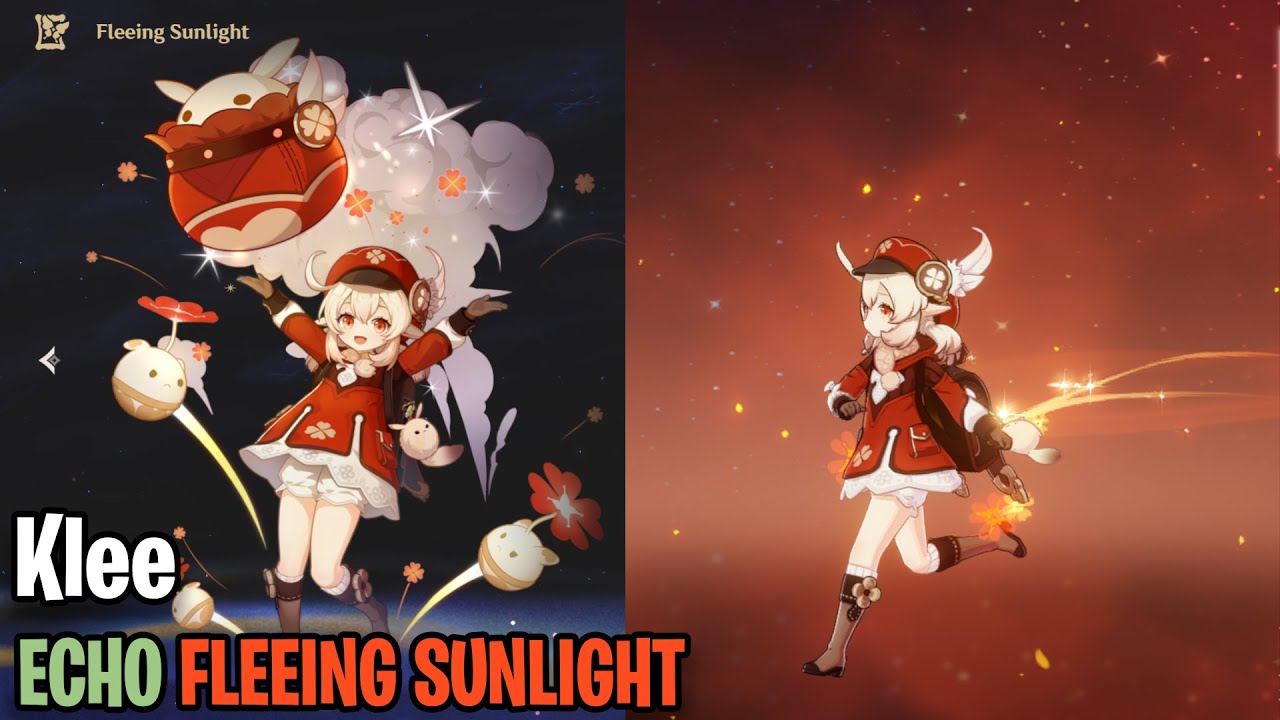 Envisaged Echoes Klee : Fleeing Sunlight - Genshin Impact