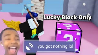 Lucky block loots ONLY (Roblox Bedwars)
