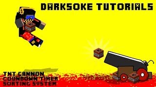 Tutorial Auto Charge TNT Cannon / Countdown Timer / Item Sorting System Command Block