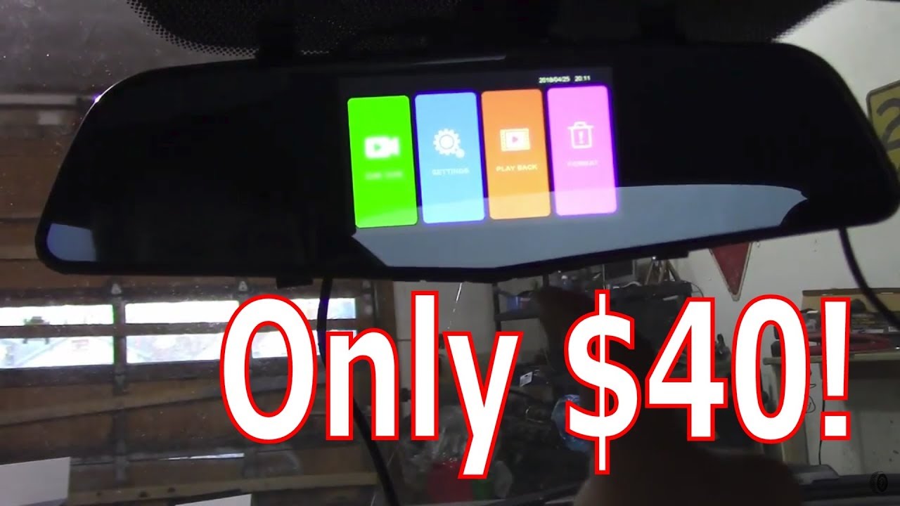 Sendow Sendow Rear View Mirror Dash Cam with Backup Camera | Driveway - YouTube