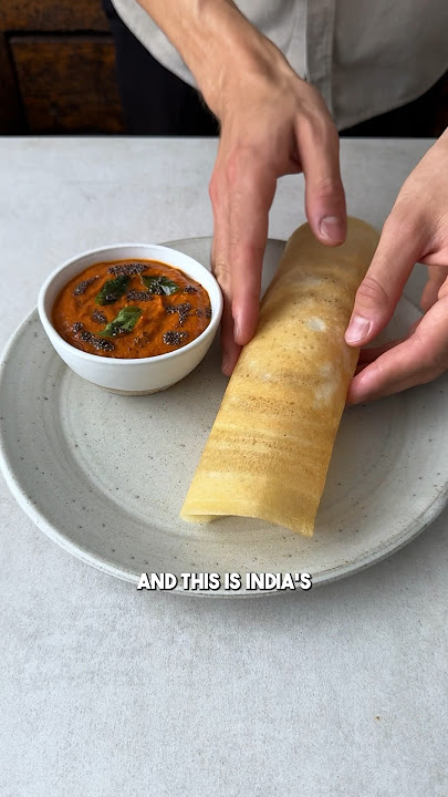 I made India’s famous Dosa 😳 #shorts