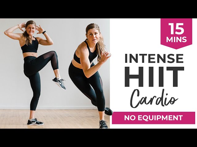 15-Minute Full Body HIIT Cardio Workout (No Equipment) 