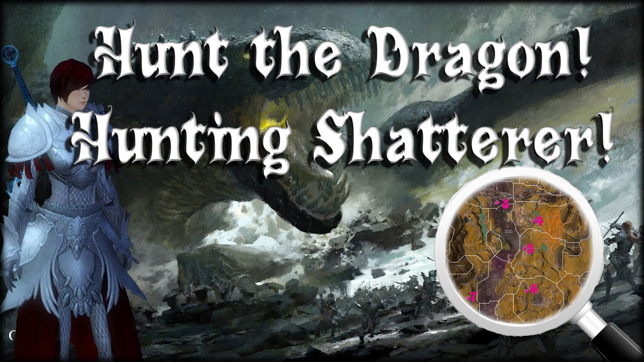 Guild Wars 2 - Shatterer; Hunt the Dragon Achievement! (Blazeridge)