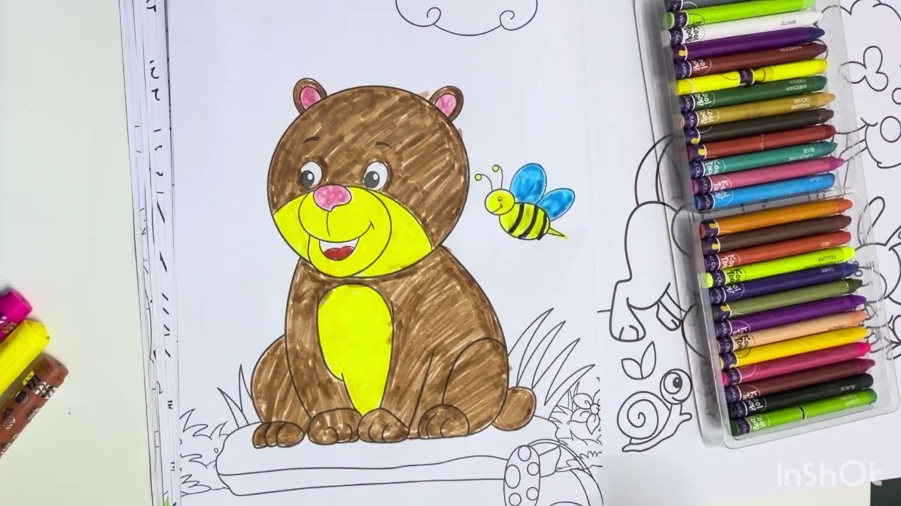 Bear Coloring for Kids | Learn Colors with Cute Bears
