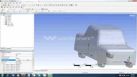 Drag and Lift calculations over a car using ANSYS Fluent 2