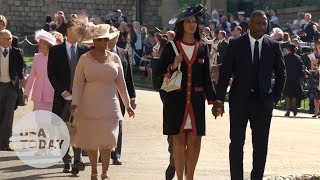 Idris Elba and Oprah Winfrey arriving for the royal wedding Idris Elba and Oprah Winfrey arriving for the royal wedding