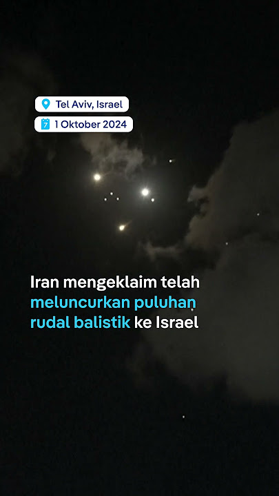 Iran luncurkan rudal ke Israel | @dwnews
