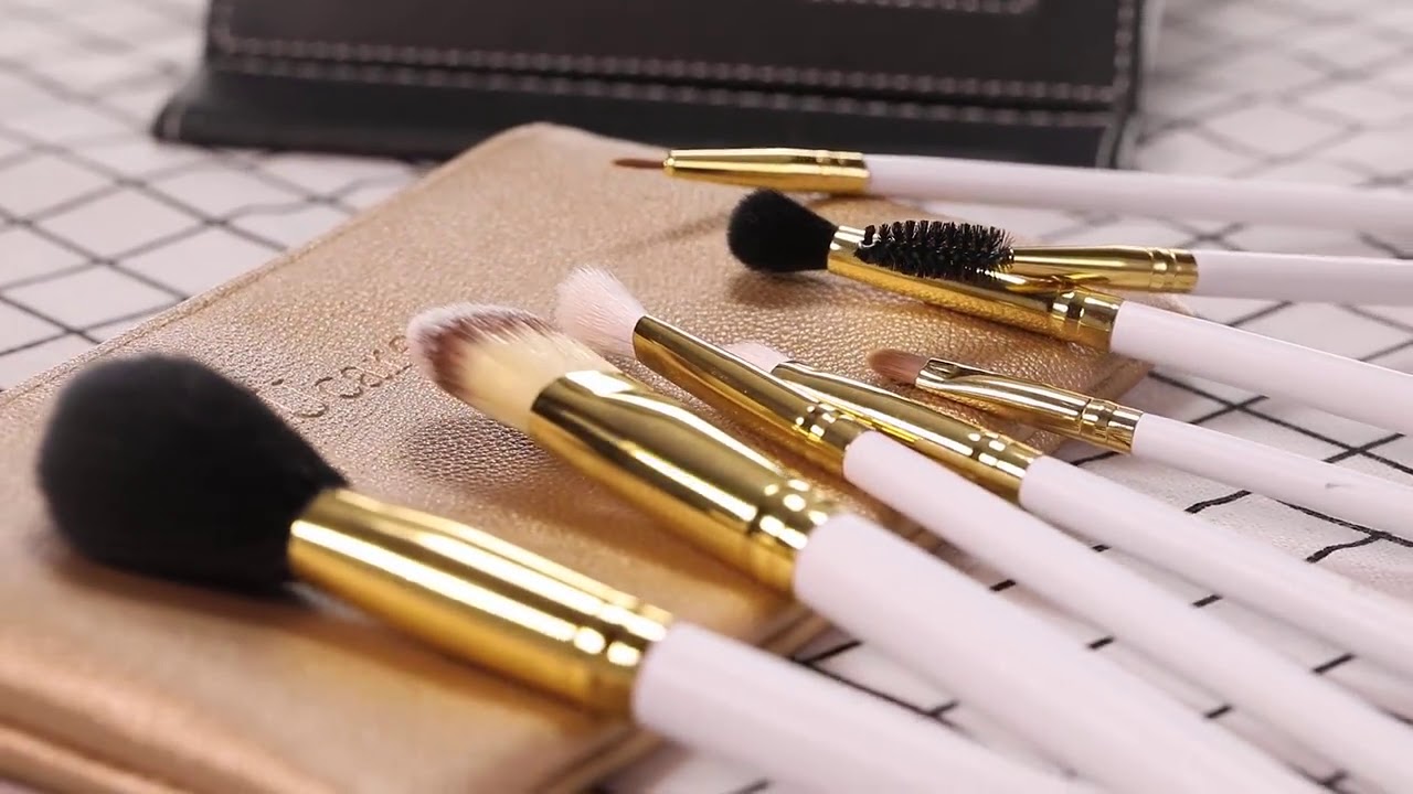 8PCS Makeup Brushes Natural hair YouTube