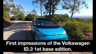 First impressions of the VW ID.3 1st base edition. screenshot 5