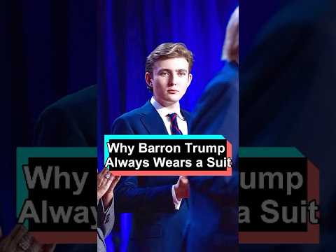 No wonder Barron Trump is always dressed in a suit. He once made a fatal mistake that his father