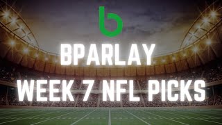 Week 7 NFL Picks