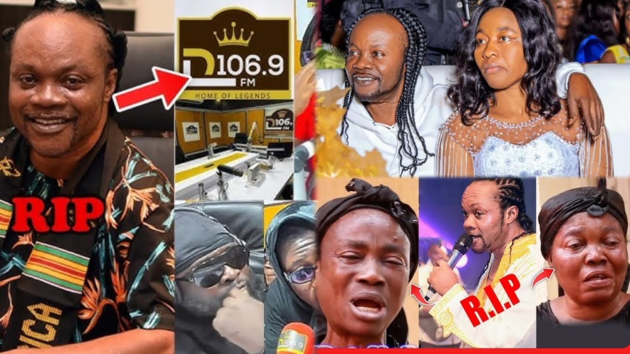 Daddy Lumba performing on stage, lost in his music, the crowd a blur of adoration and envy.