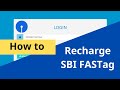 How to Recharge SBI FASTag from Agent Login