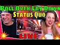 Status quo  roll over lay down  download donington park  the wolf hunterz reactions