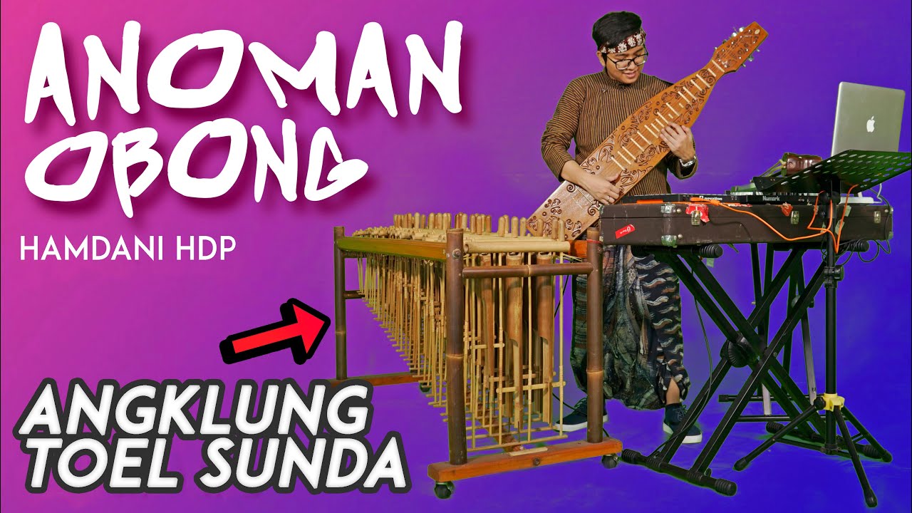 KEREN!! ANOMAN OBONG - ANGKLUNG TOWEL SUNDA by HAMDANI HDP (Angklung Sunda Modern)